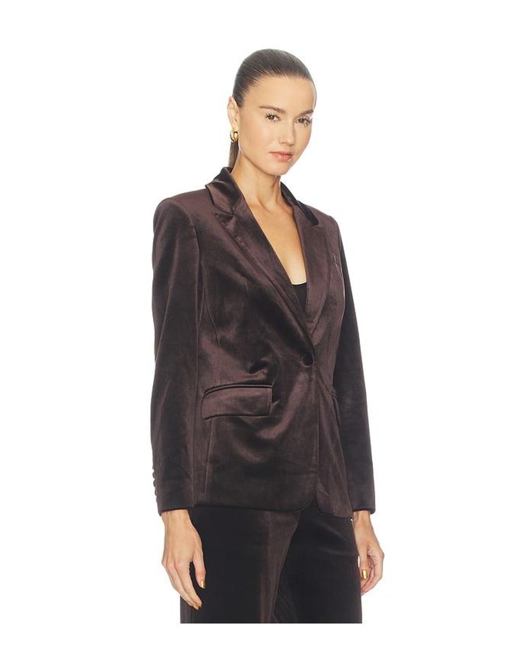 Karina Grimaldi Black Shon Velvet Jacket