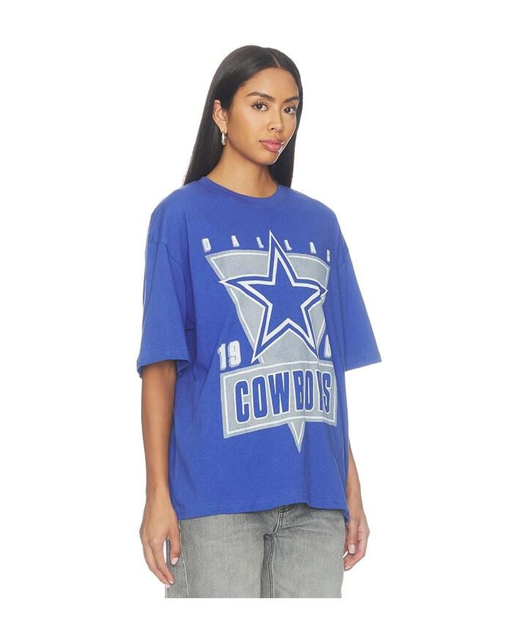 Junk Food Blue Cowboys Oversized Tee