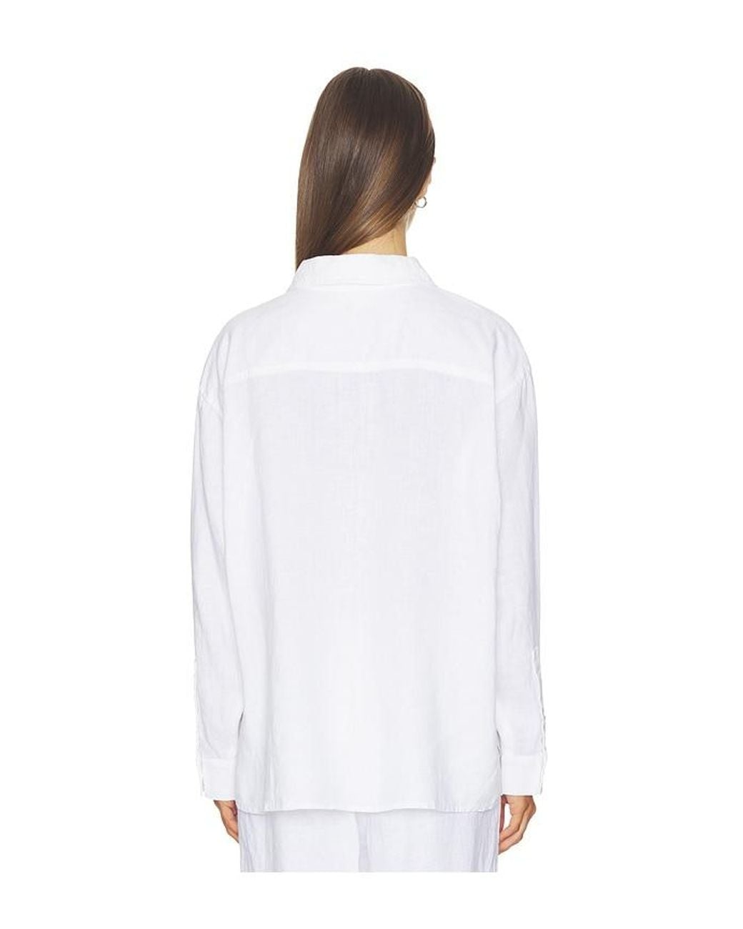 DONNI. White The Linen Relaxed Shirt