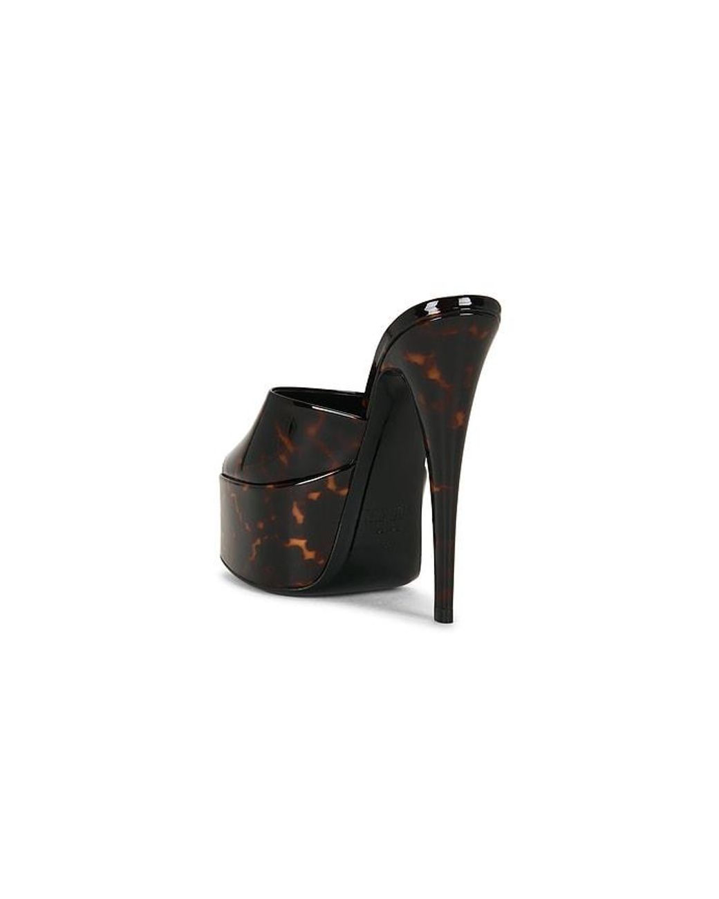 Paris Texas Black Marina Mule