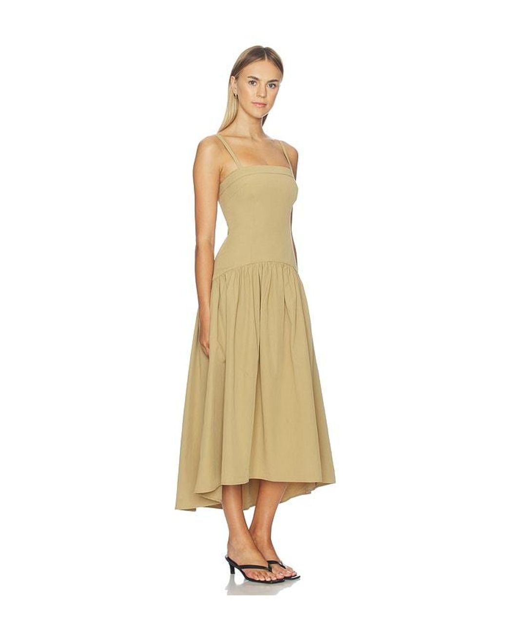 ALL THE WAYS Brown Callista Midi Dress