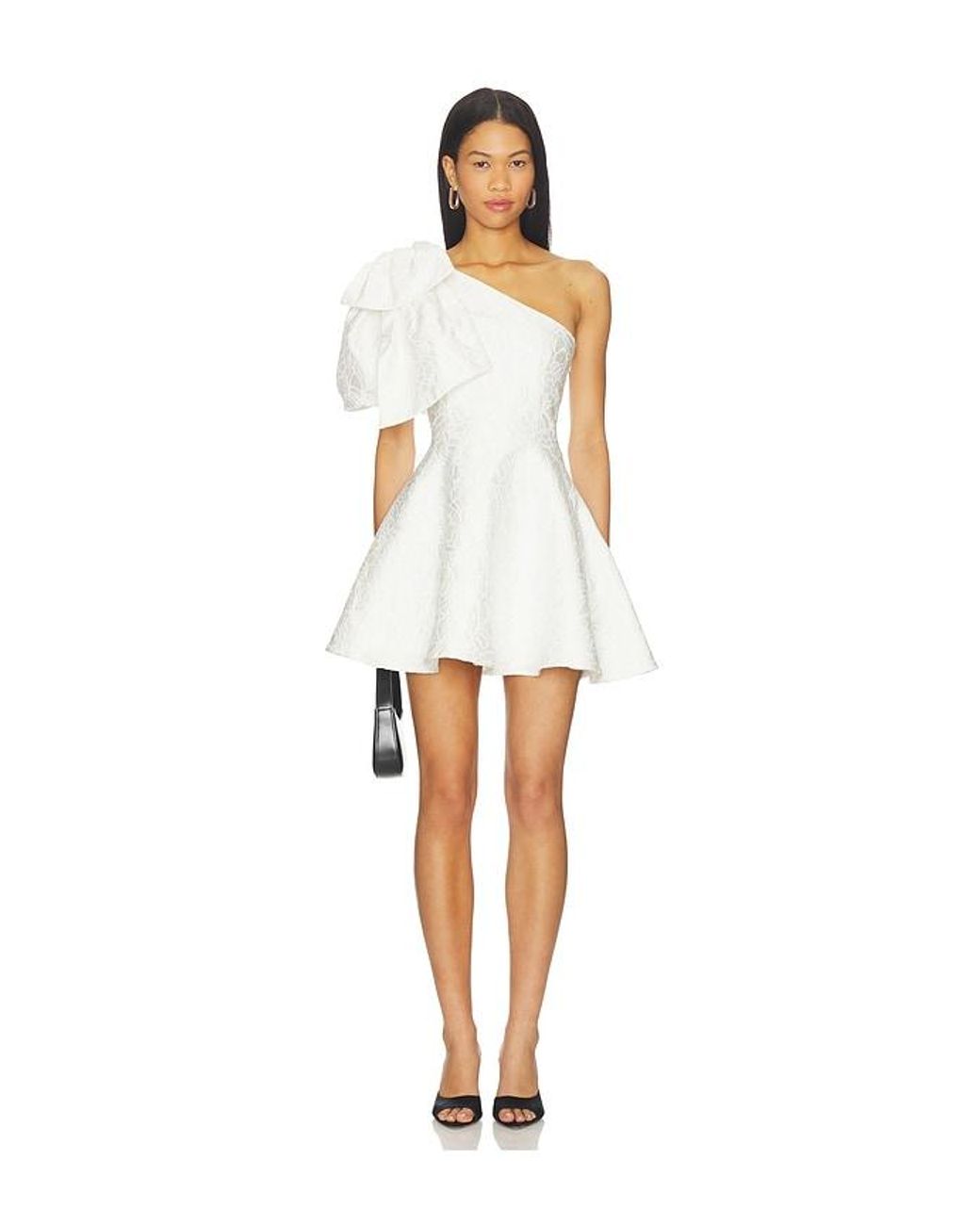 Elliatt White Saffron Asym Mini Dress
