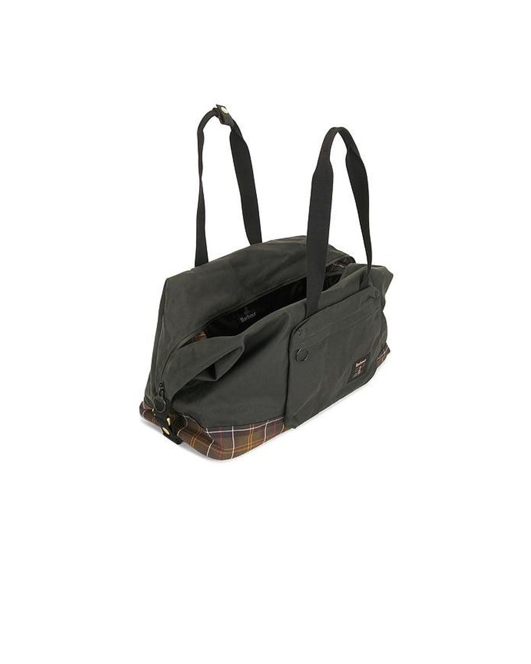 Barbour Black Field Wax Holdall Duffle for men