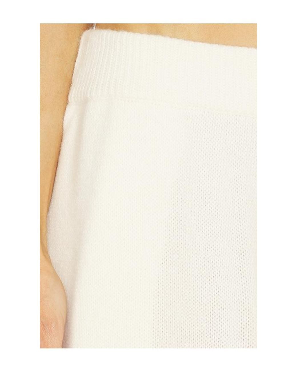 SRG White Sukki Cashmere Knit Pant