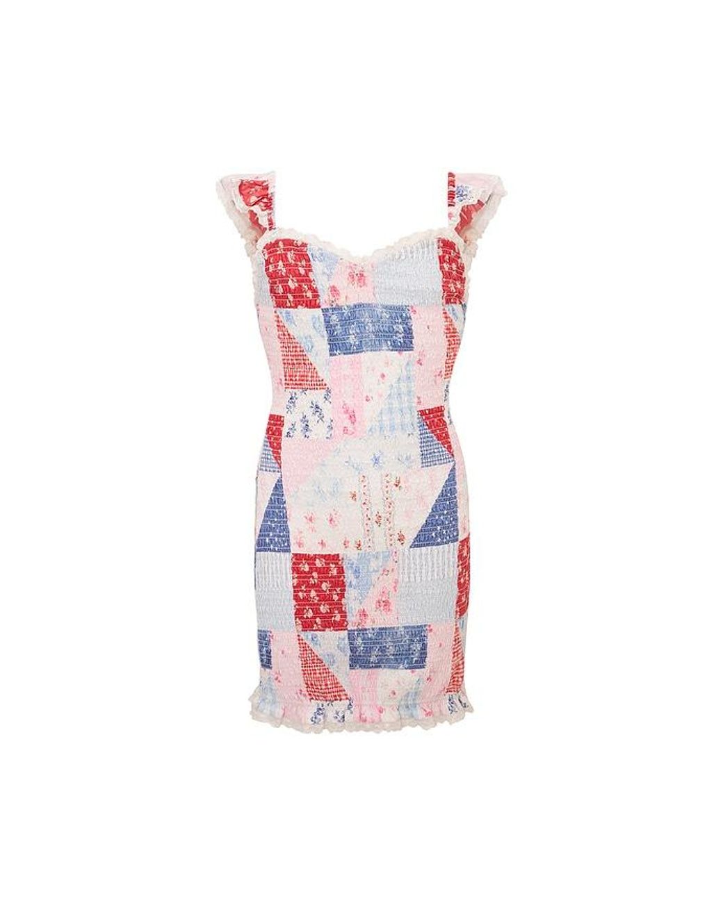 LoveShackFancy White Tween Mini Solier Dress
