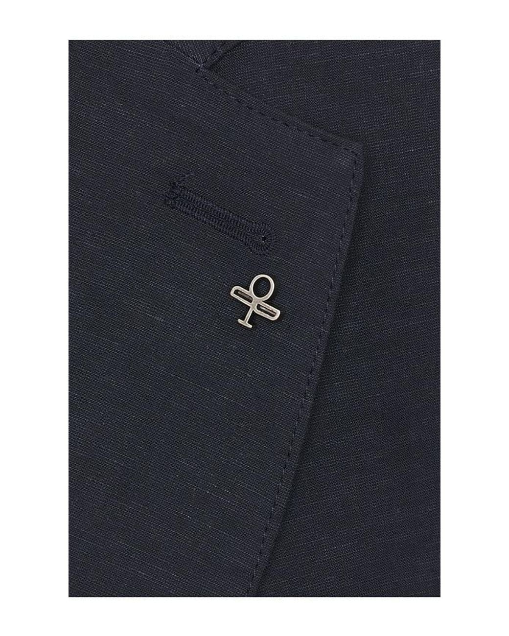 DISTRETTO12 Blue Certo Blazer for men