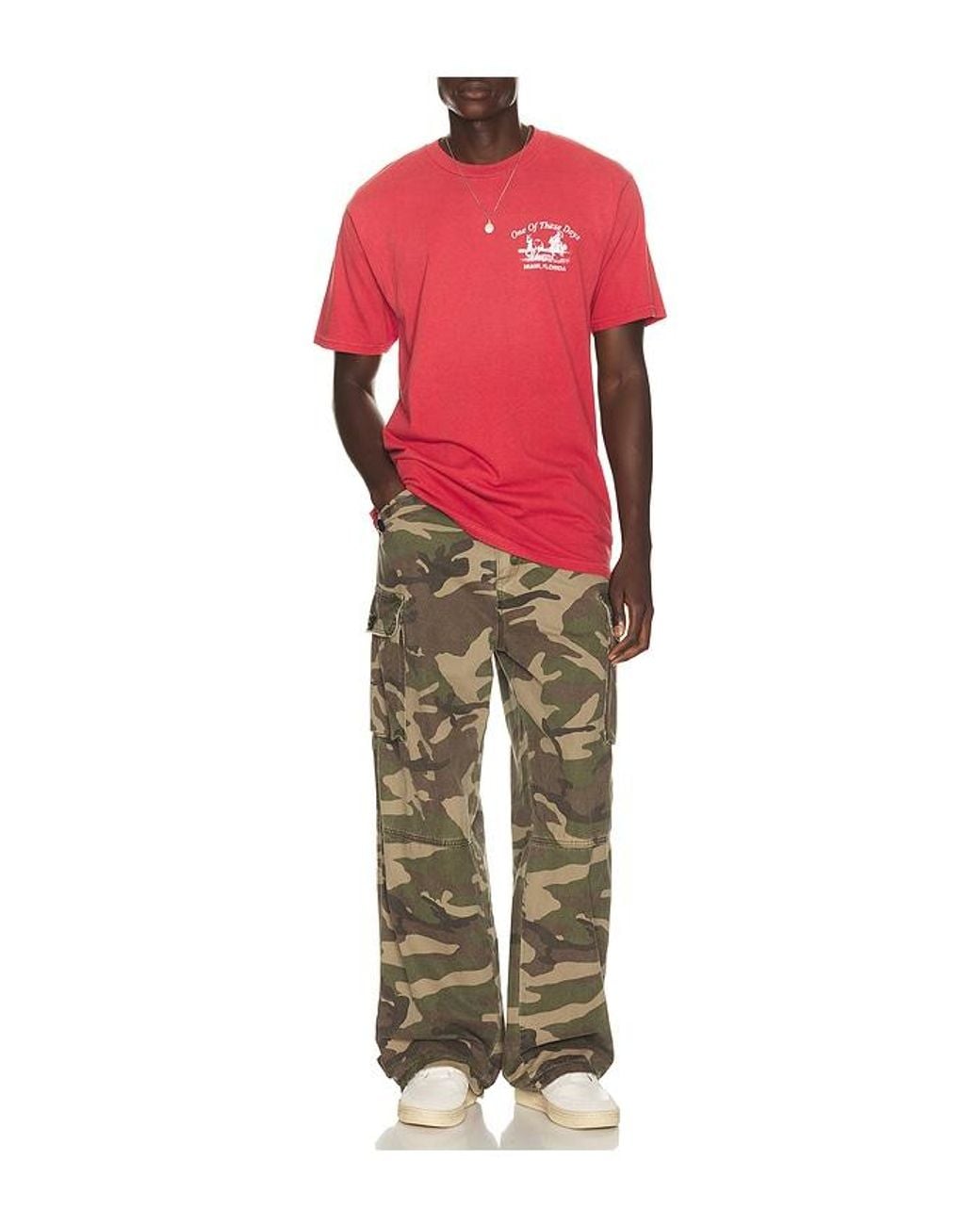 One Of These Days Red X Revolve X Fwrd Miami Design 16 Tee for men