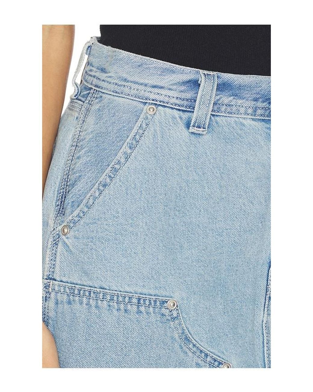 Levi's Blue Icon Utility Skirt