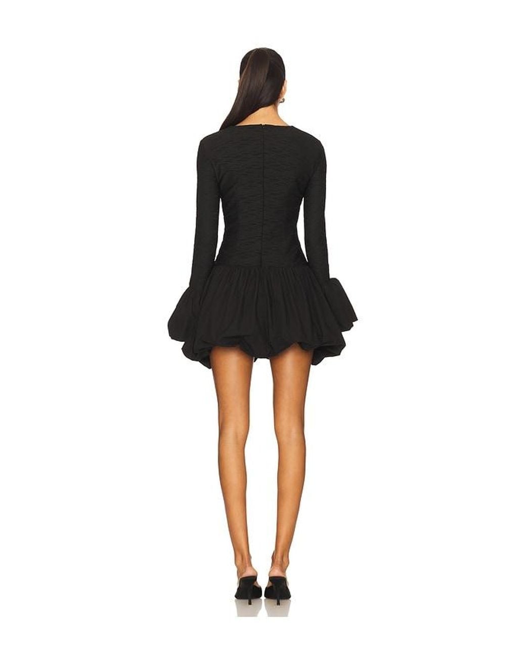 Elliatt Black Theodara Long Sleeves Mini Dress