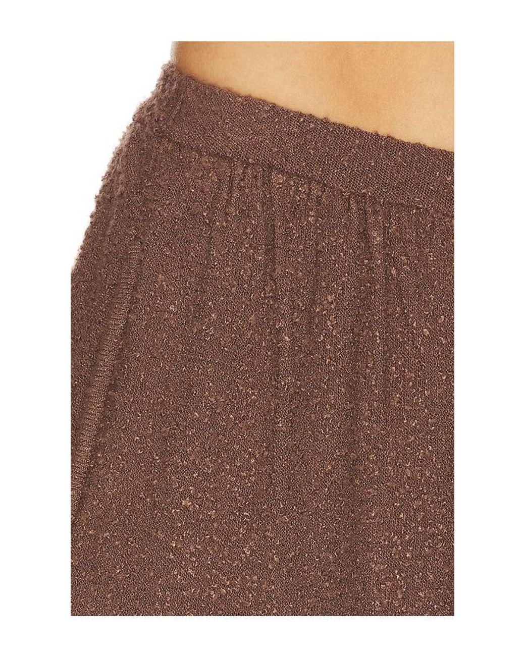 SRG Brown Samita Textured Knit Pant