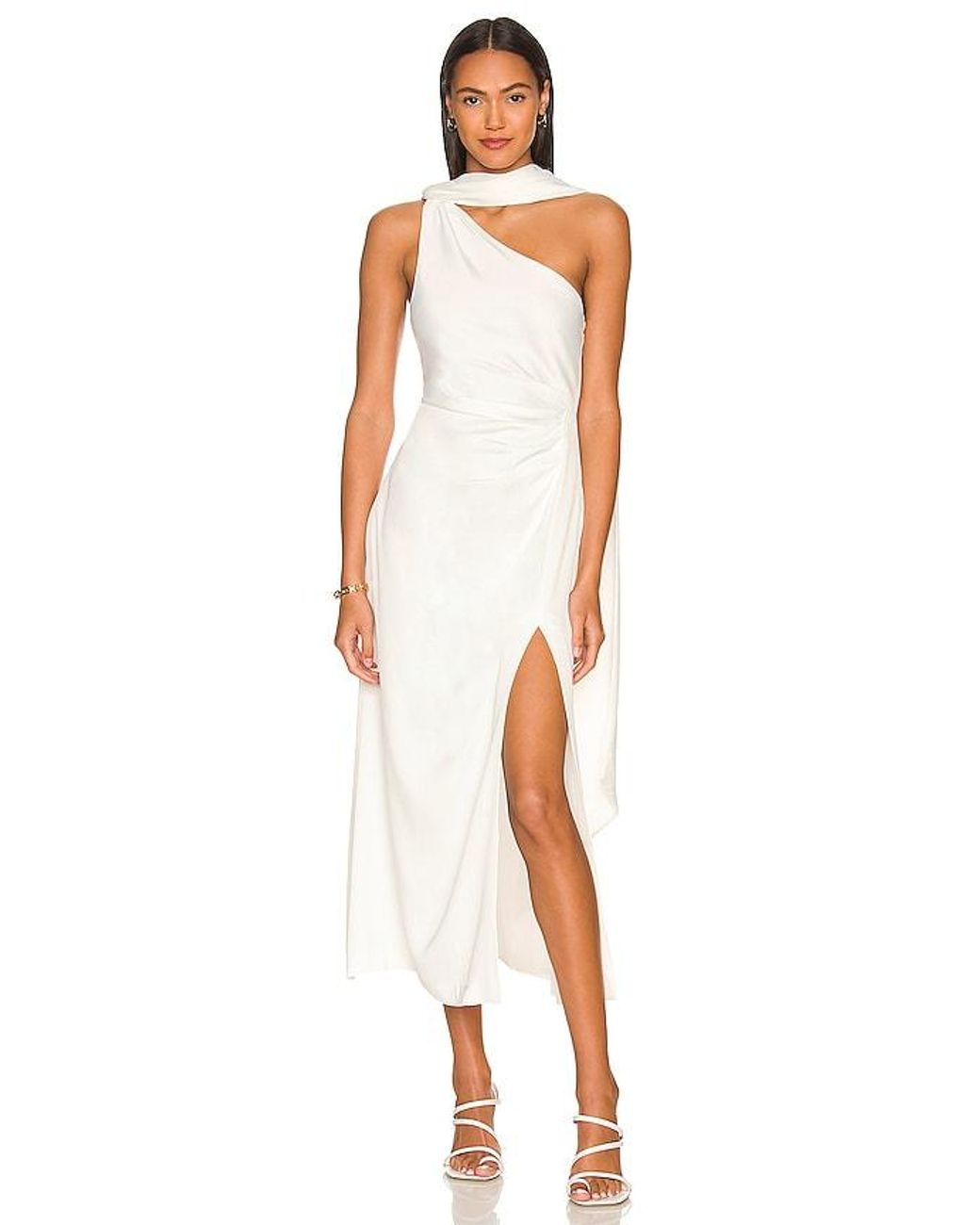 Misha Collection Estra Dress in White | Lyst