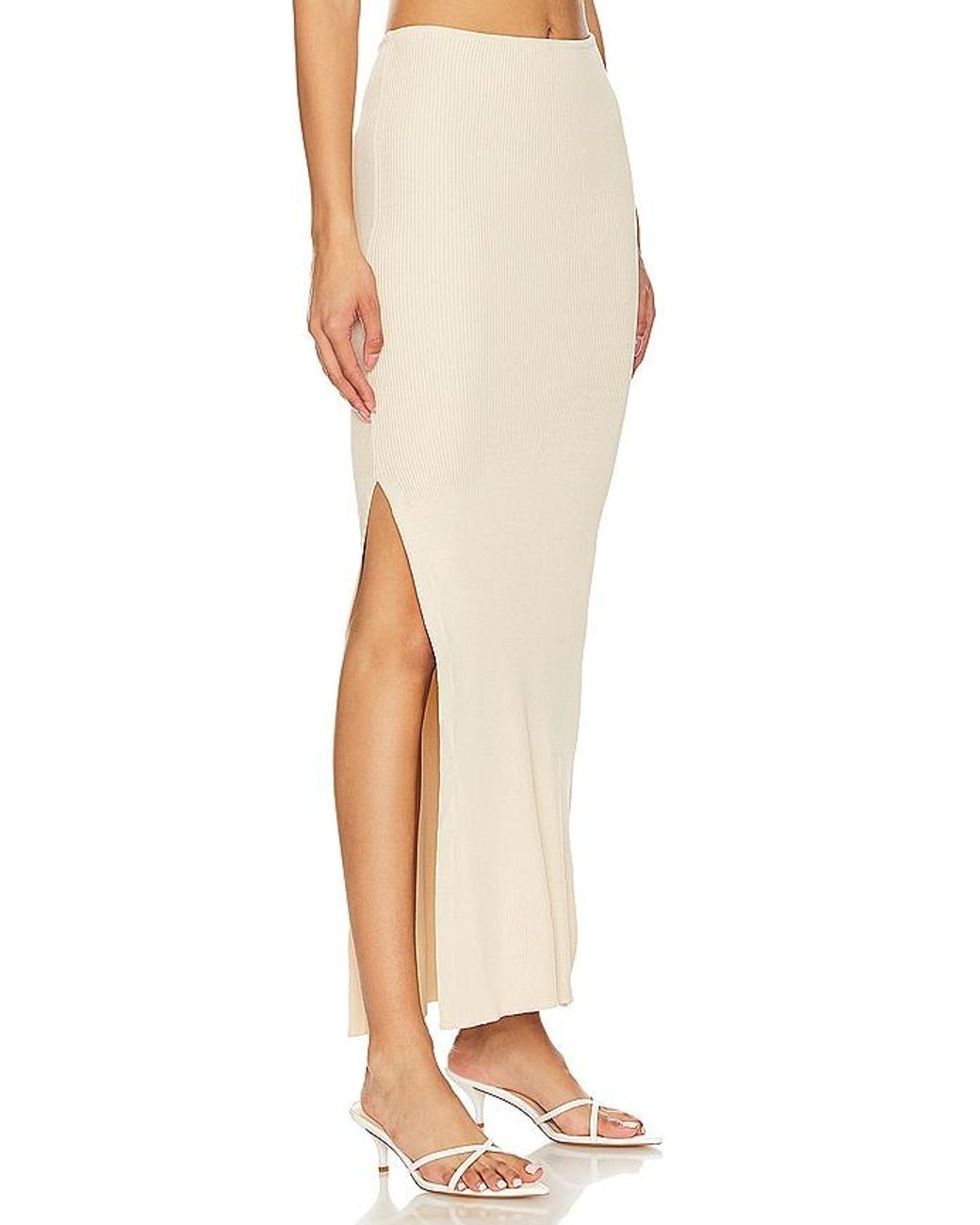 Line & Dot Natural Lockheart Maxi Skirt