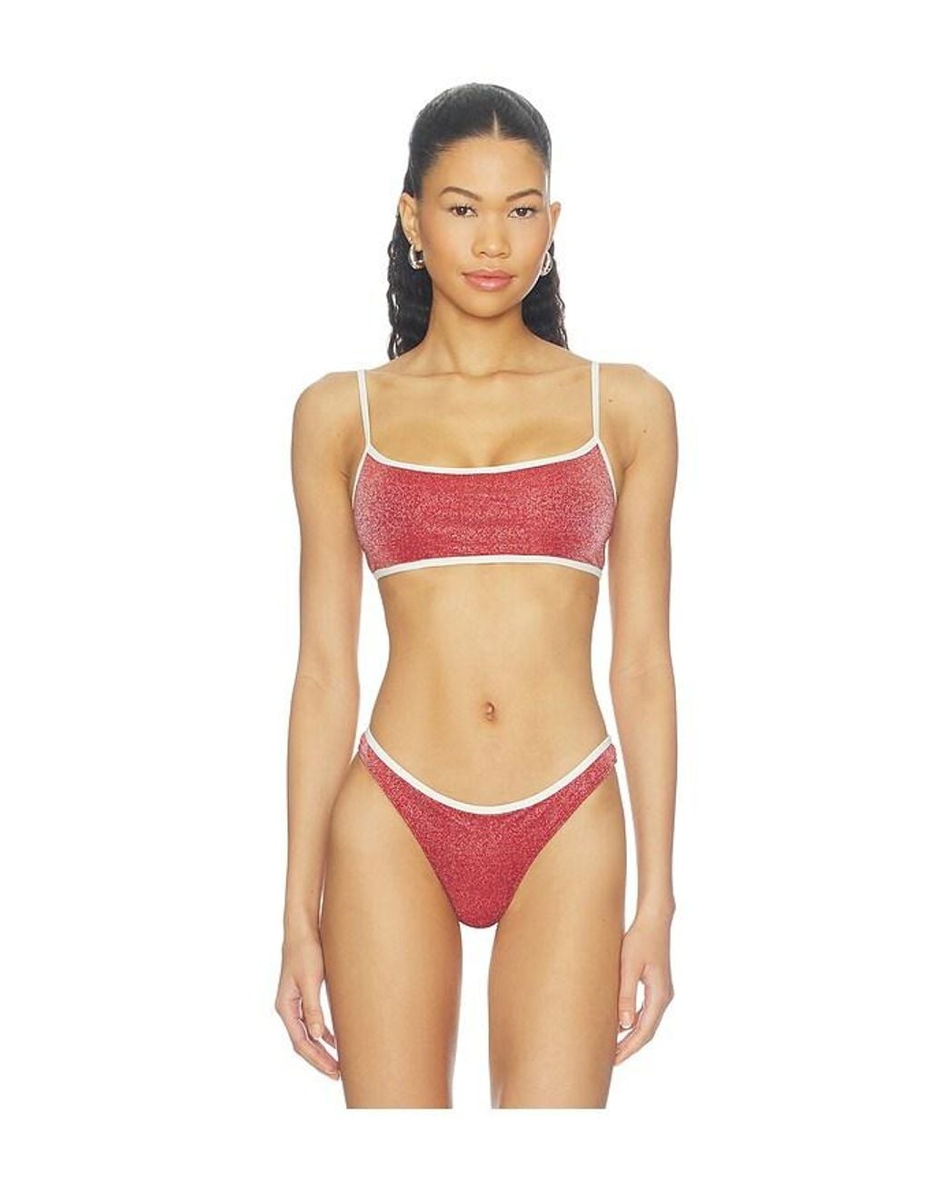 LSPACE Orange Clark Top