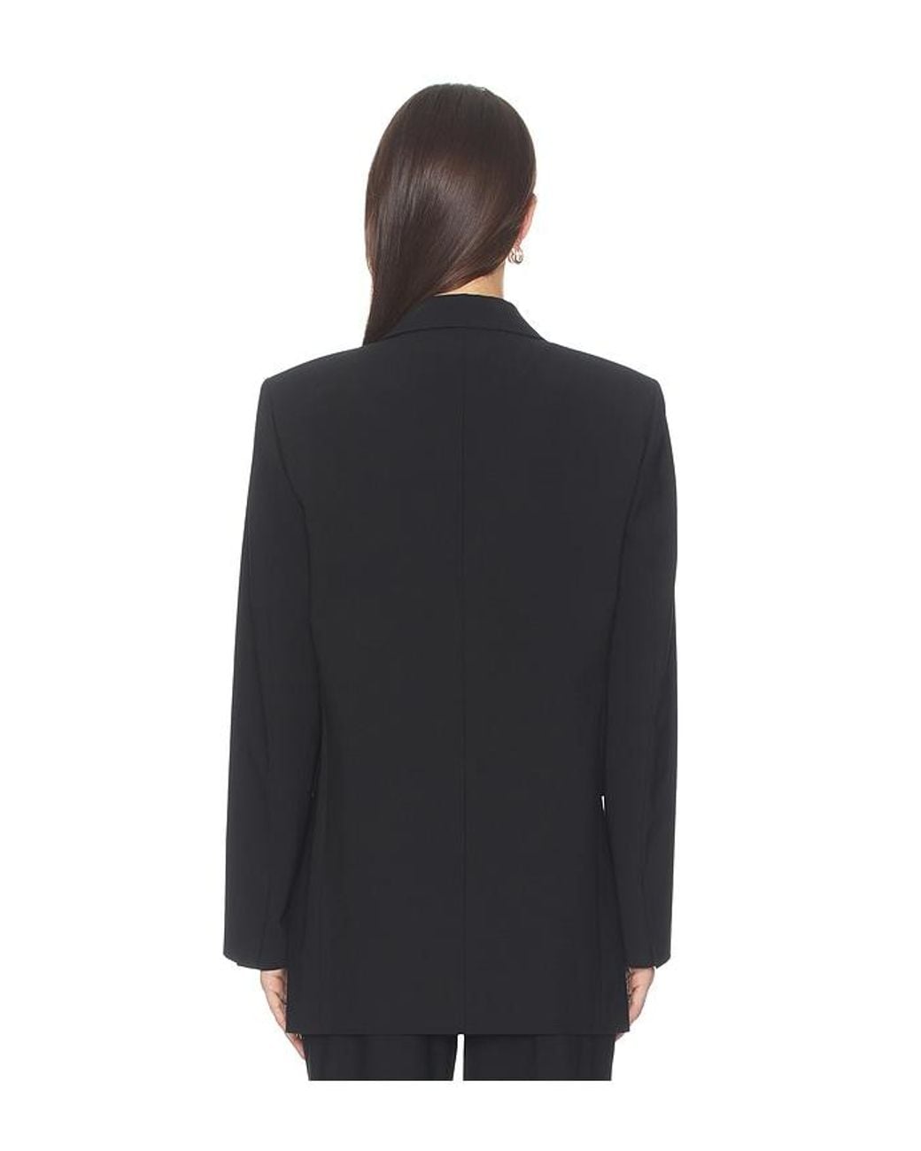 Theory Black Relaxed Slash Blazer