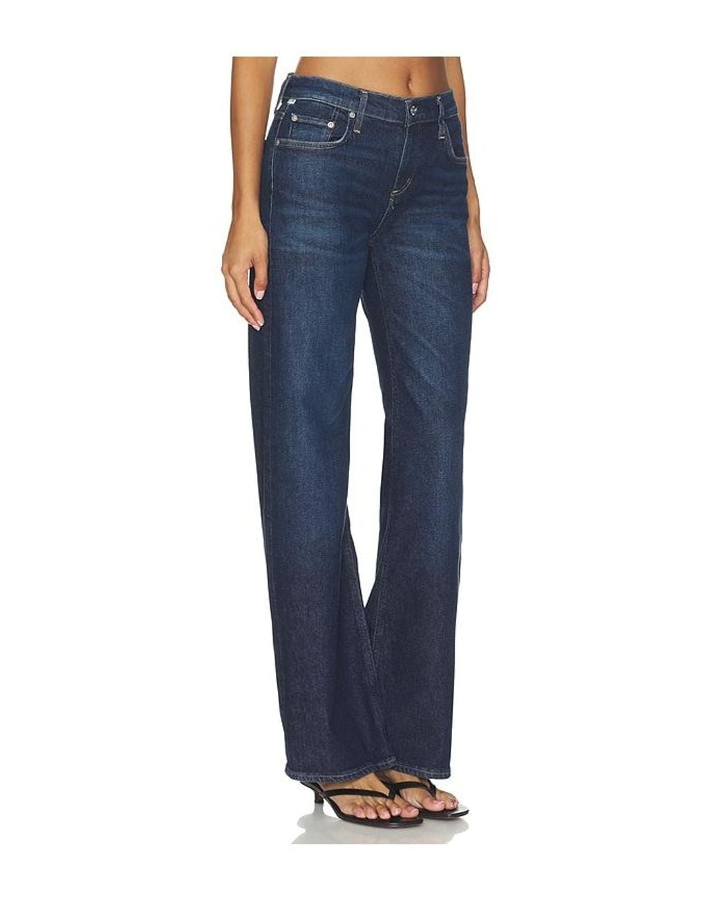 Citizens of Humanity Blue Nora Trouser Leg