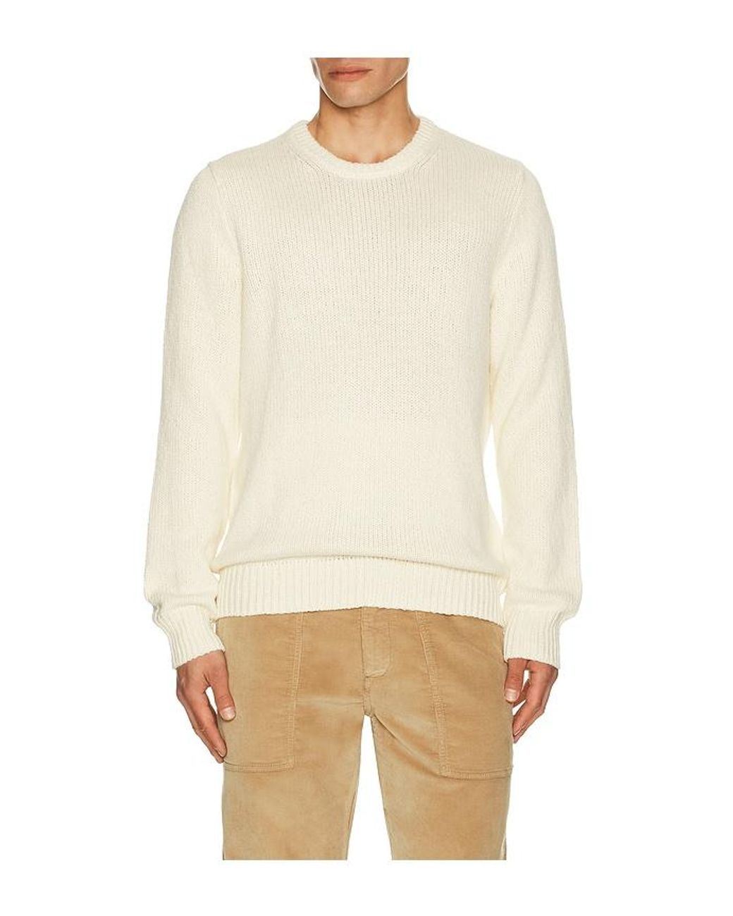 PULL HEIRLOOM en White Faherty Brand pour homme en coloris Natural