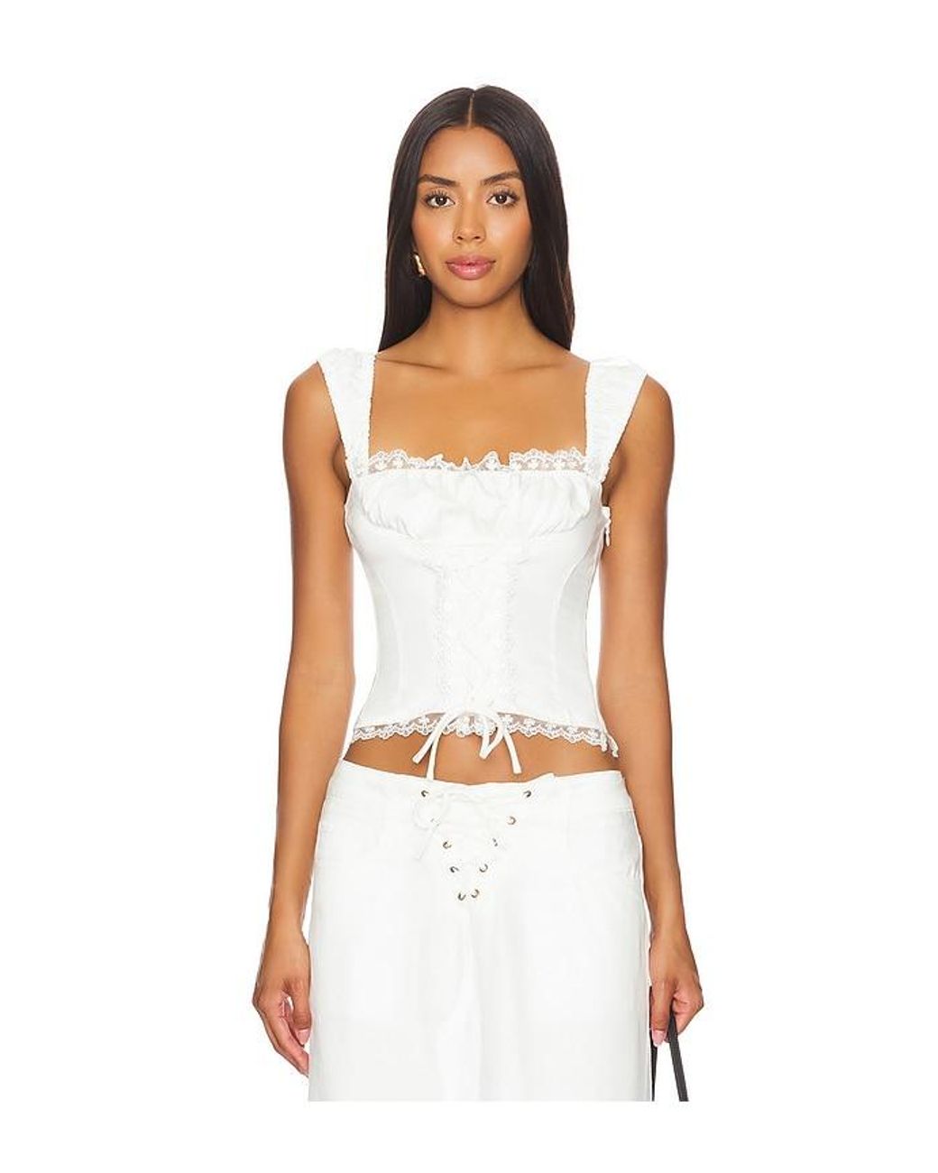Lioness White Palmer Corset