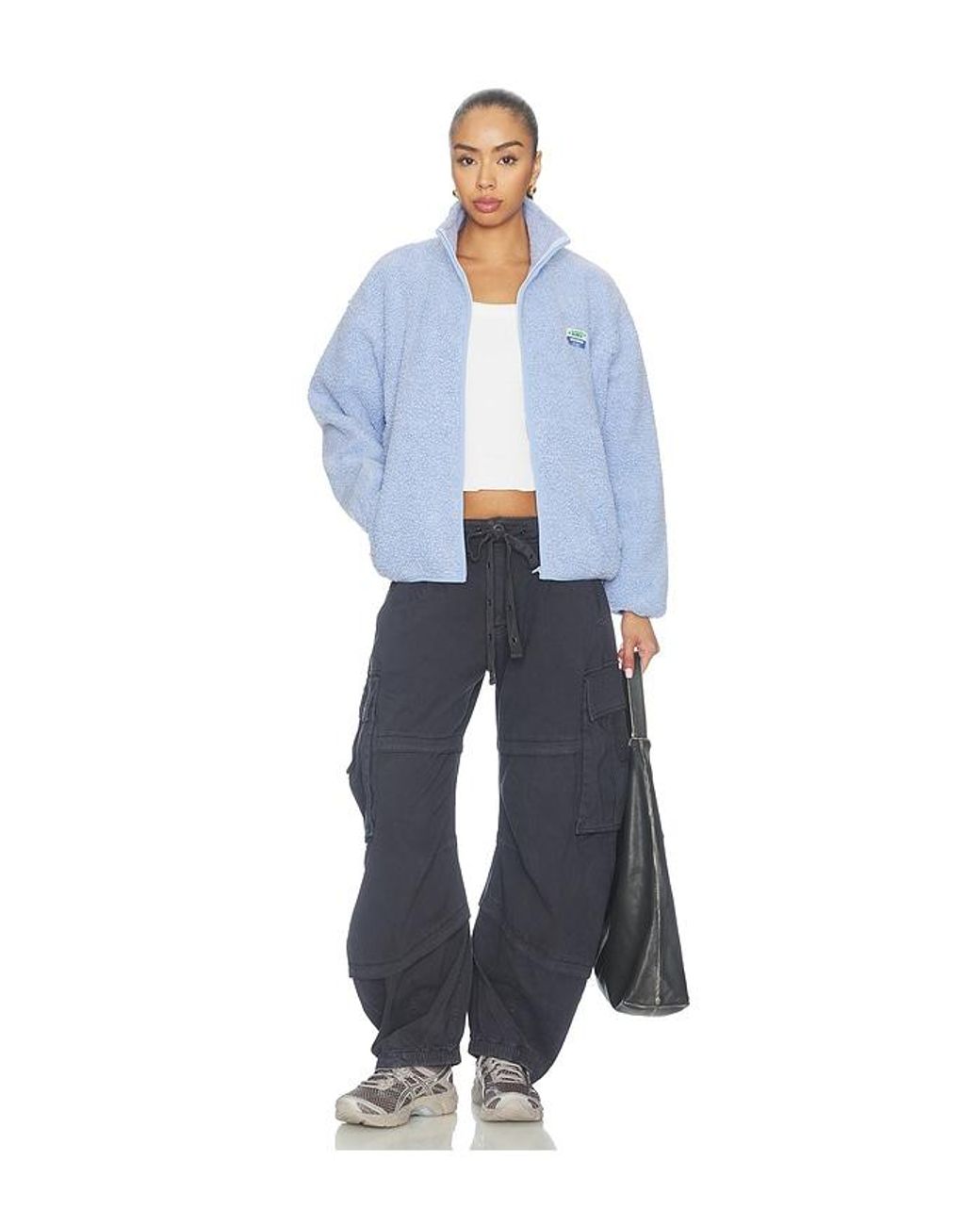 Free People Blue X We The Free Reef Curved Cargo Twill