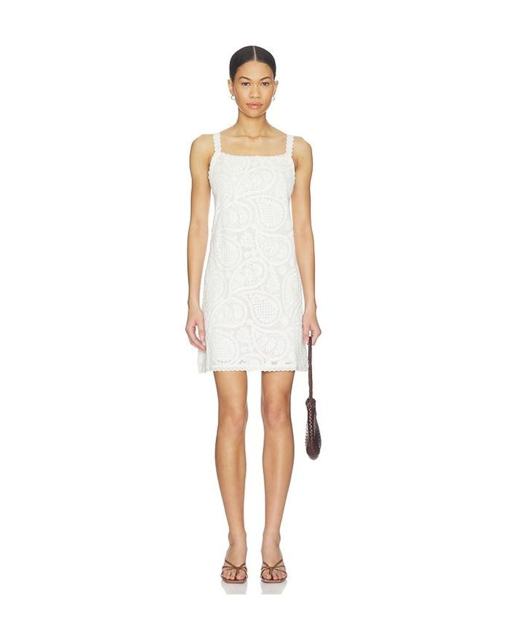 Cleobella White Asahi Mini Dress