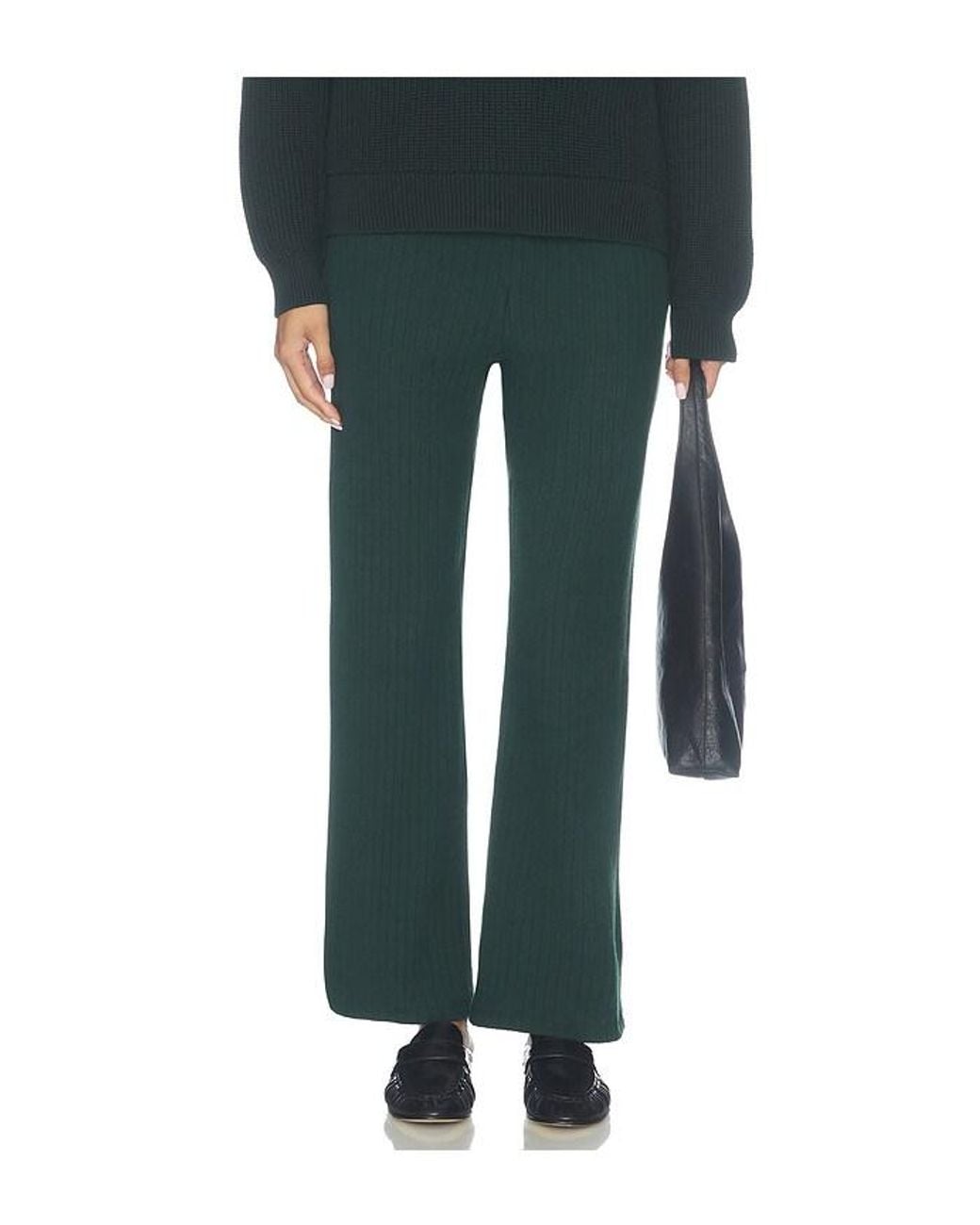 DONNI. Blue The Sweater Rib Simple Pant