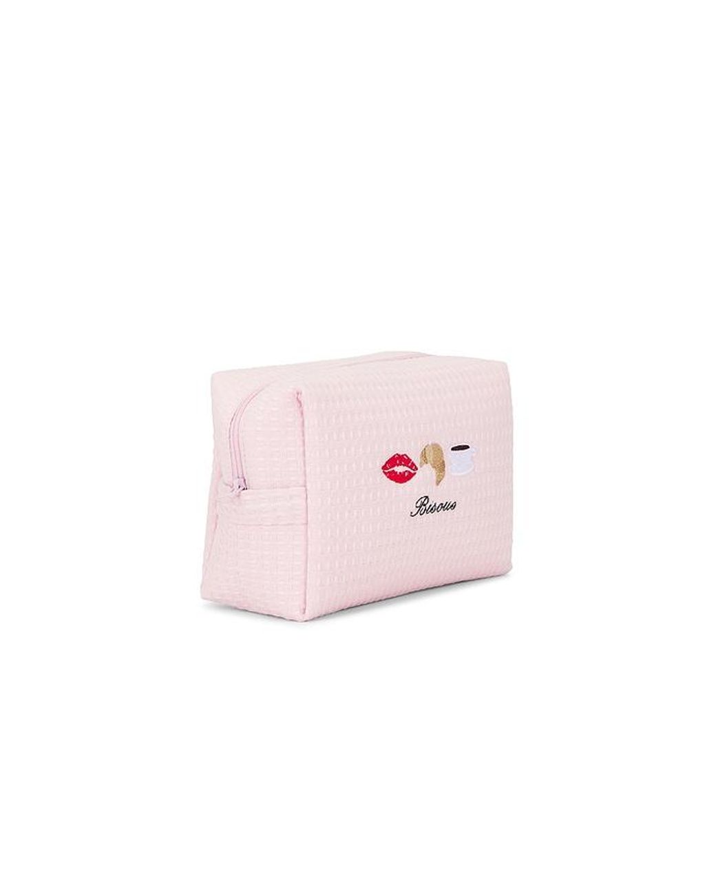 Abode Pink Bisous Waffle Pouch