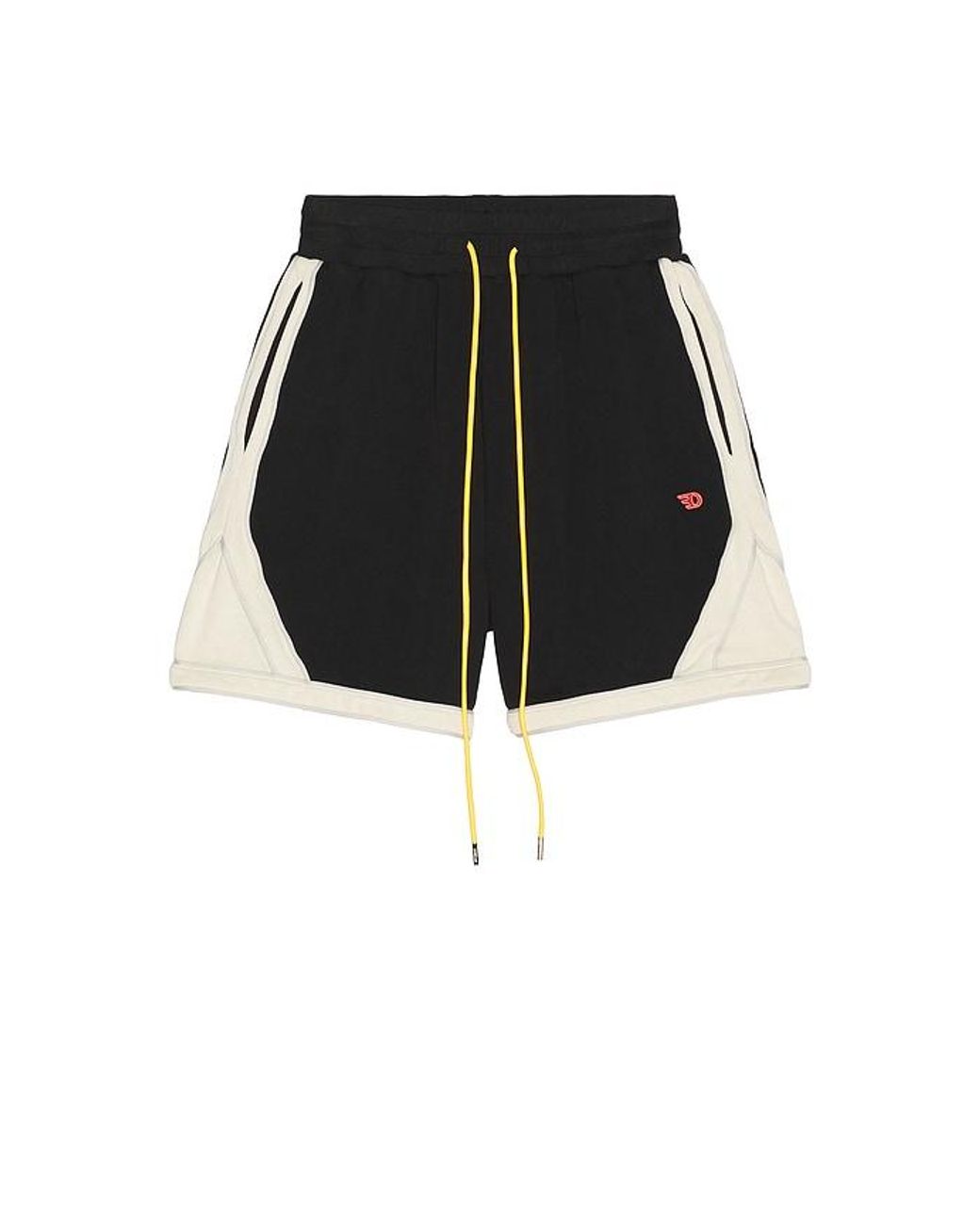 DIET STARTS MONDAY Black Warm Up Shorts for men