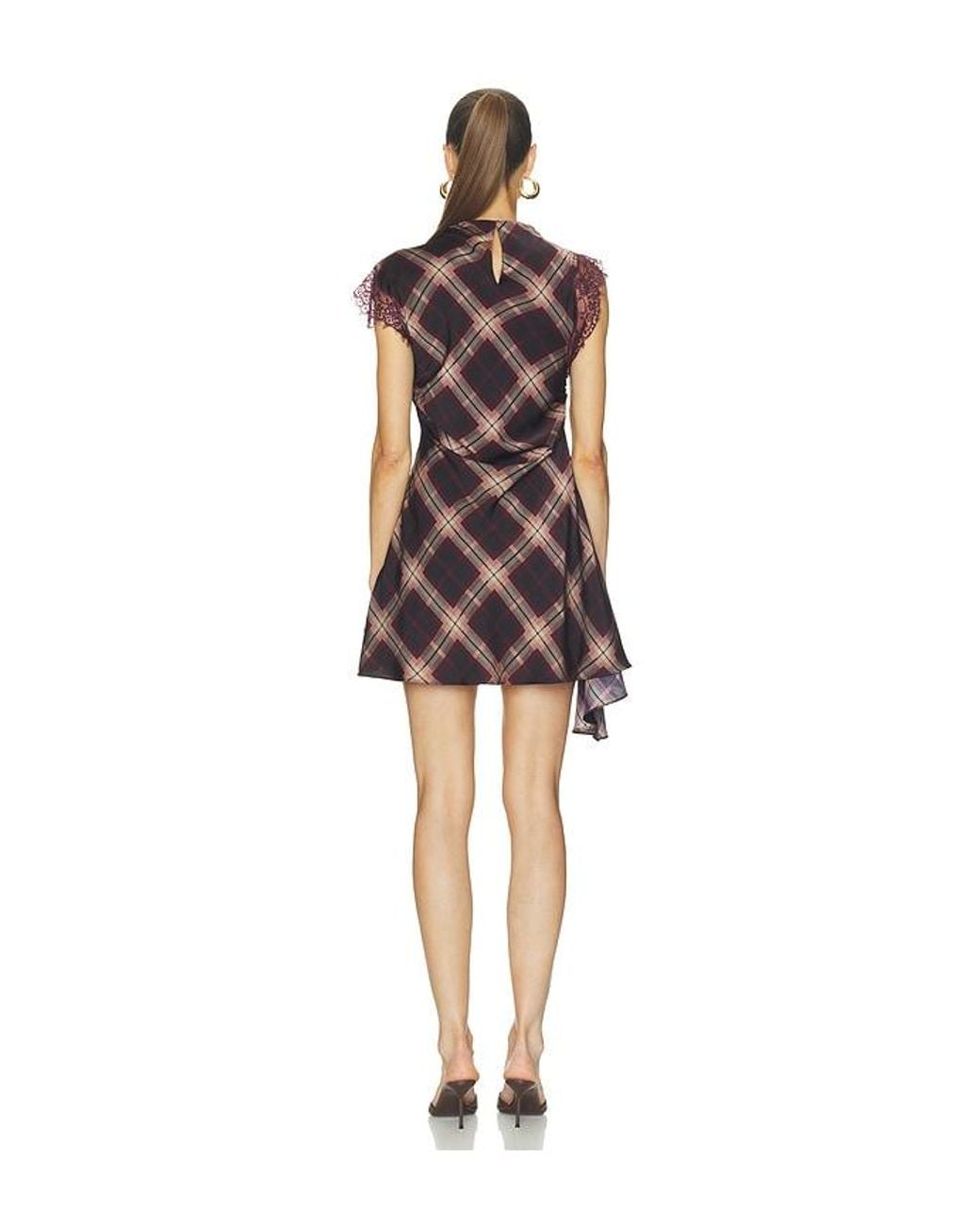 Line & Dot Red Kristopher Mini Dress