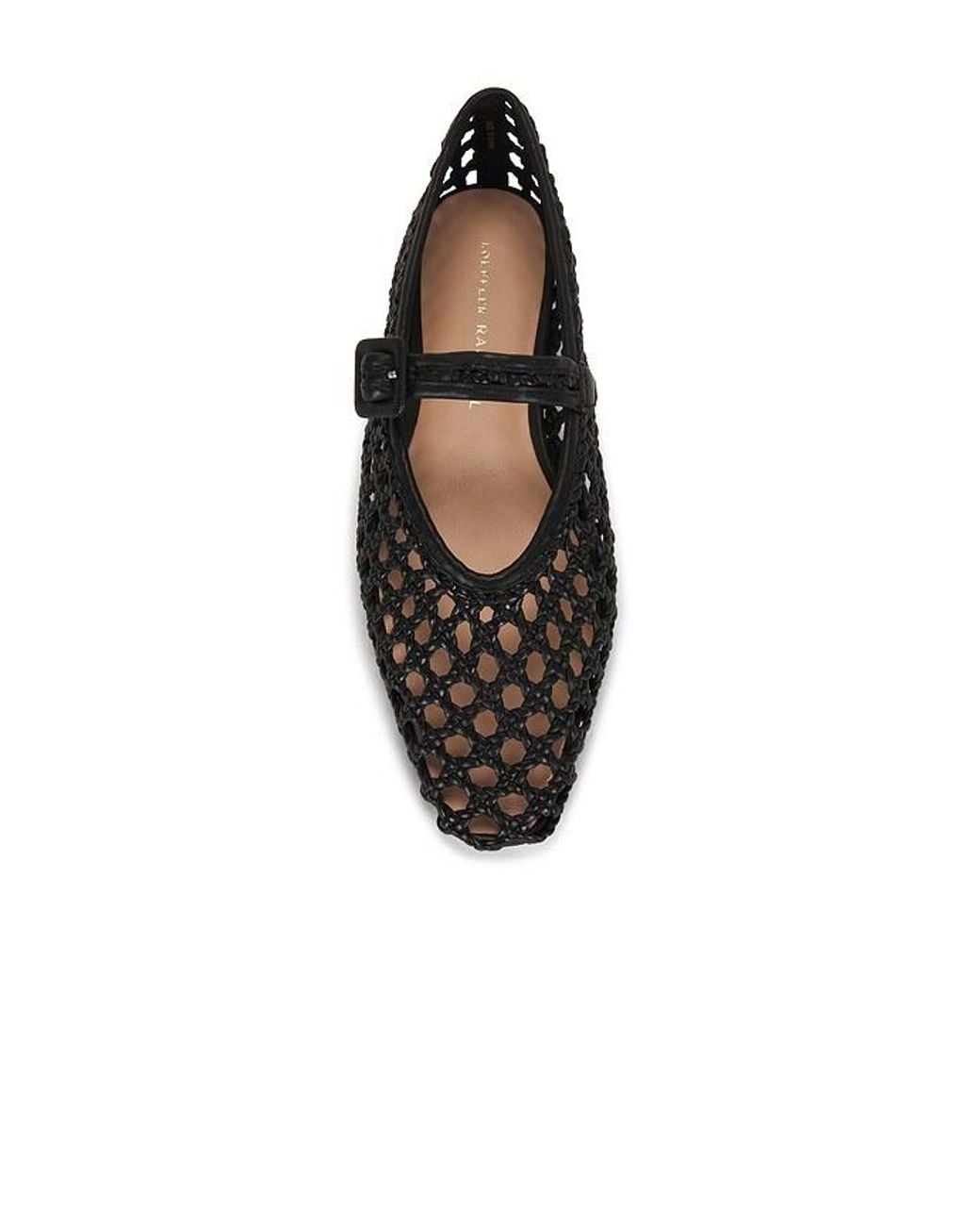 Loeffler Randall Black Junia Mary Jane Flat