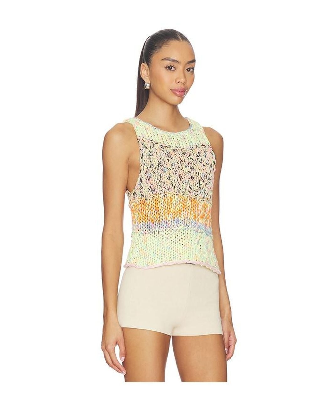 Free People Multicolor Flea Market Tank
