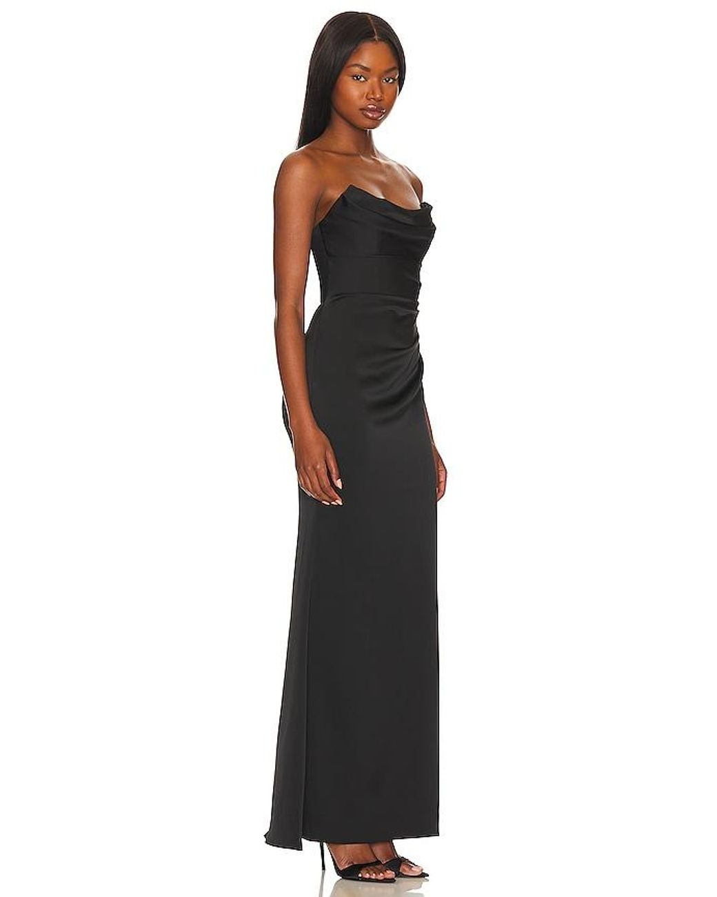 Katie May Black Taylor Gown