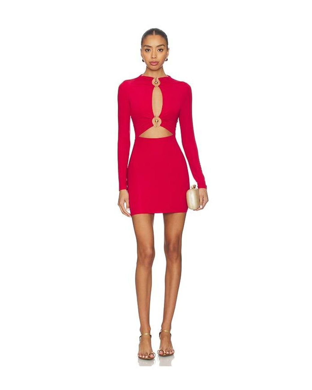 superdown Red Sarah Cut Out Dress