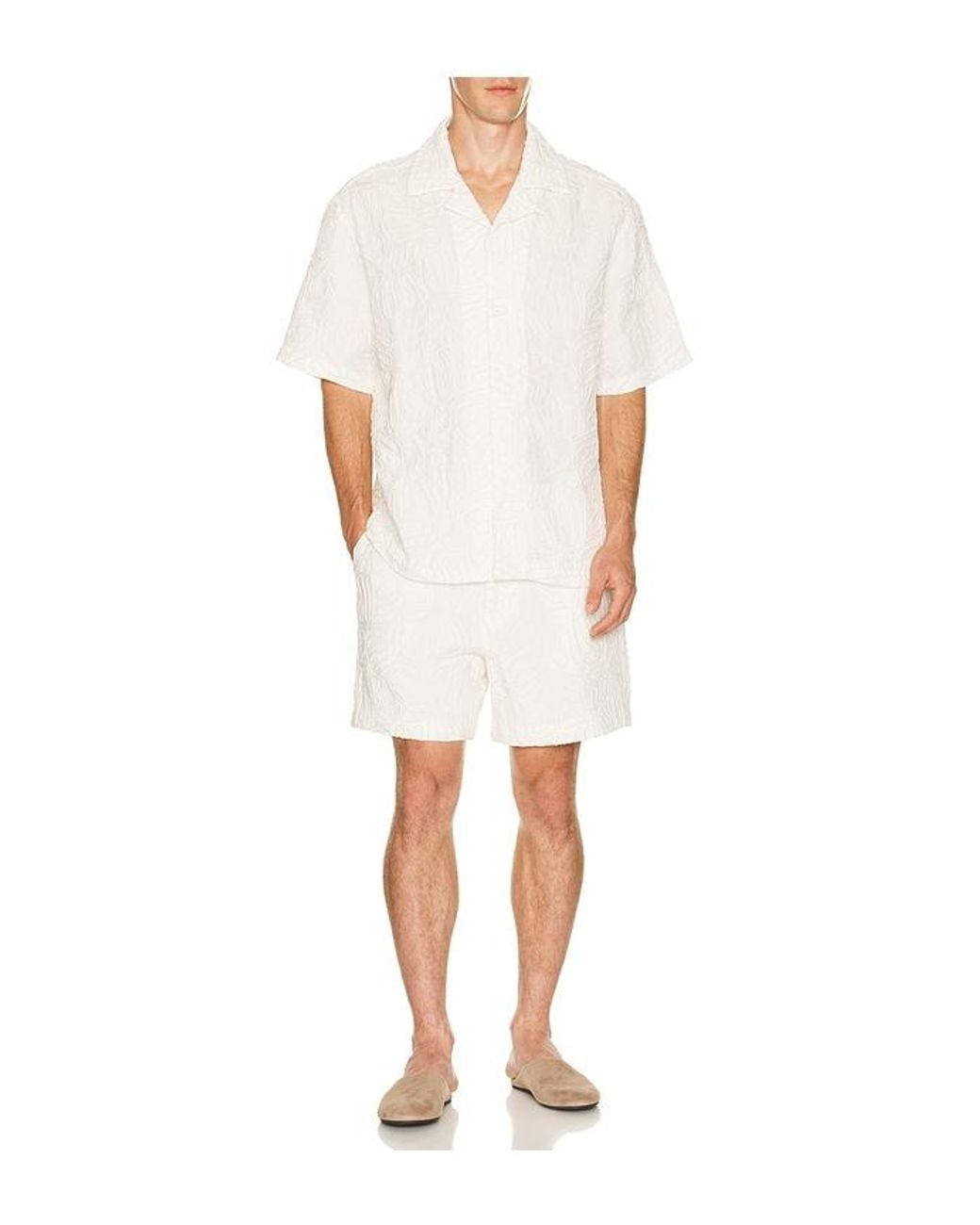Cult Gaia White Lucio Short for men