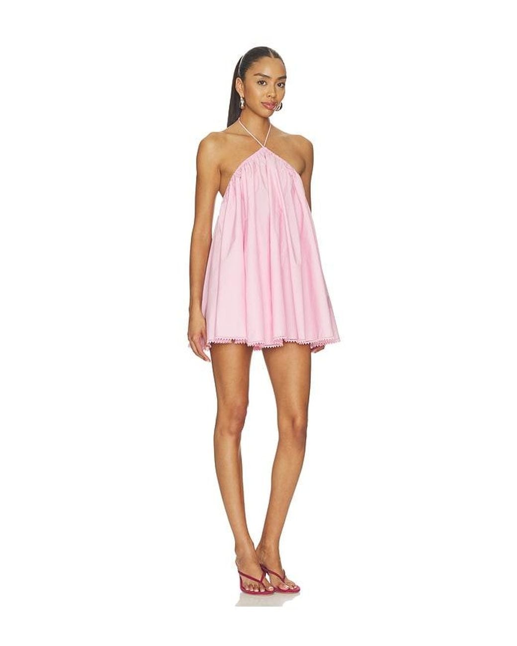 L'academie Pink 'Academie Lillie Mini Dress