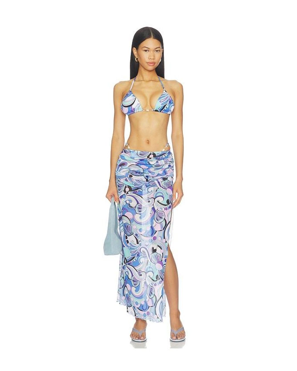 CAPITTANA Blue Sofia Skirt