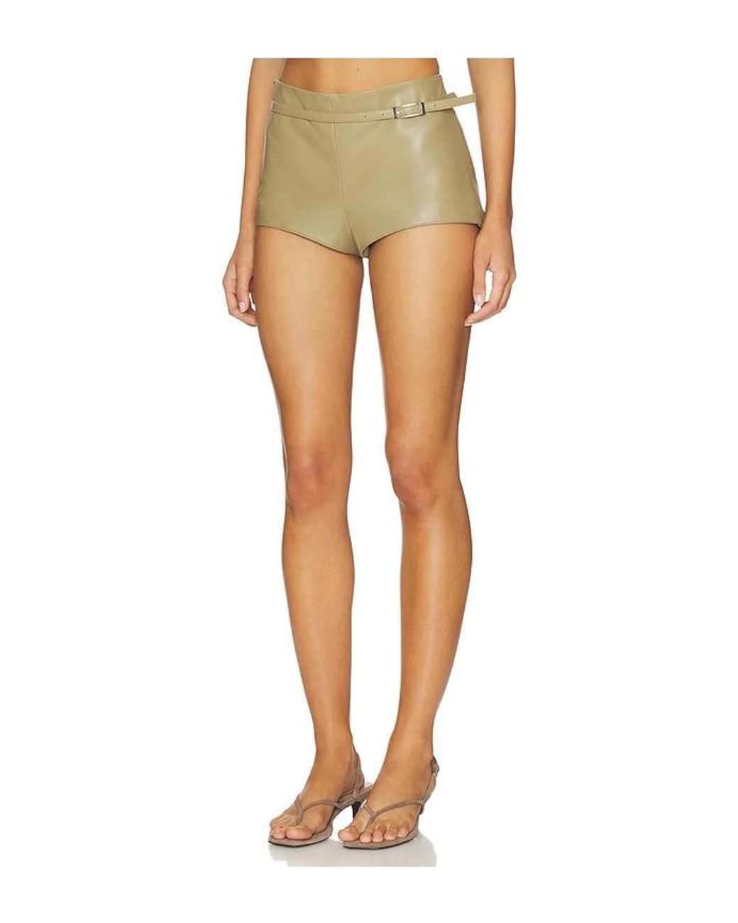 retroféte Multicolor Marseille Leather Short