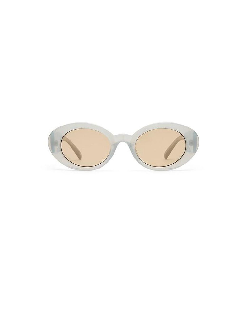 Le Specs White Nouveau Vie Sunglasses