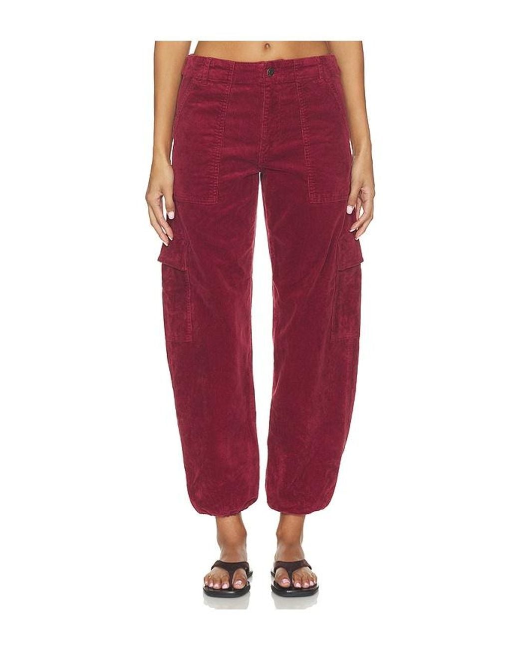 Pistola Red Honor Utility Cord Cargo Jeans