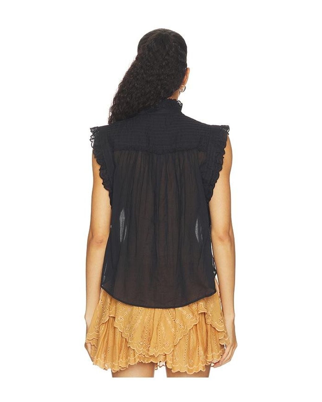 Isabel Marant Black Dersia Top
