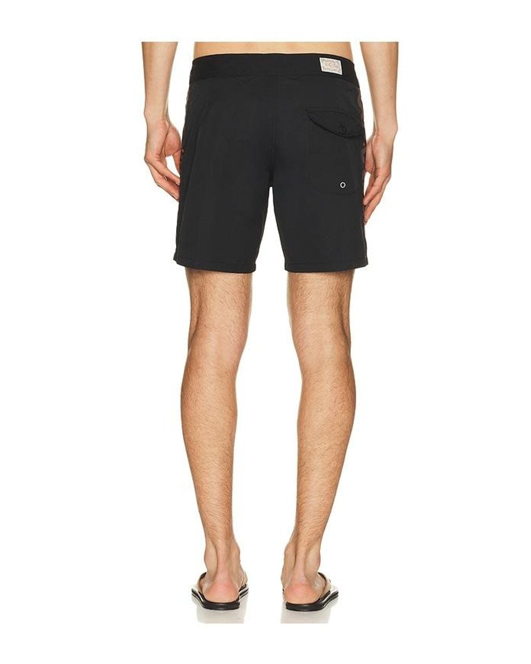 Rhythm Black Snake Trials Swim Trunk for men