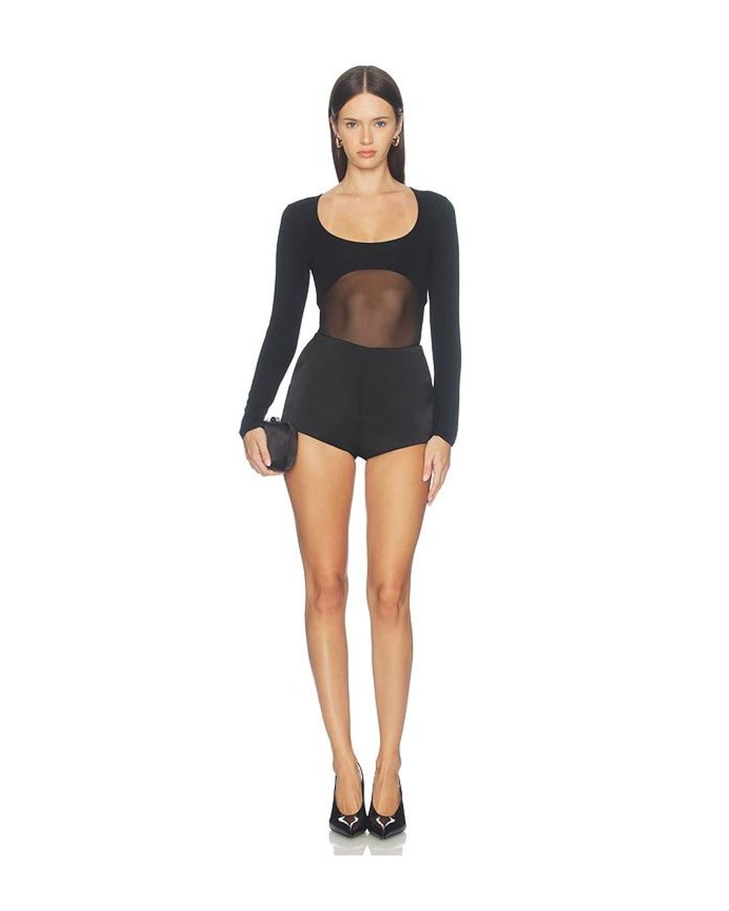 Sans Faff Black Georgia Bamboo Bodysuit