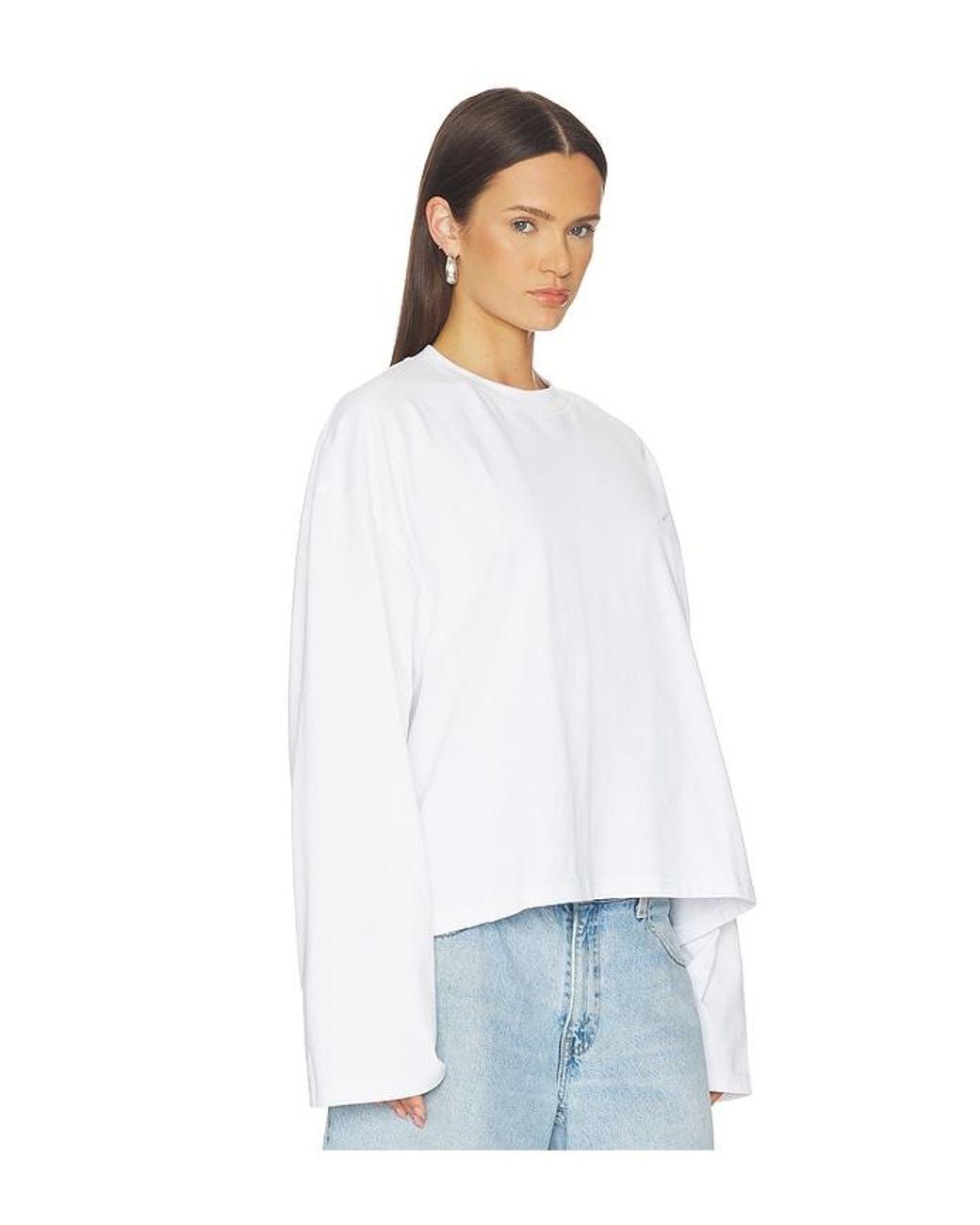 Lioness White Bloom Long Sleeve Top