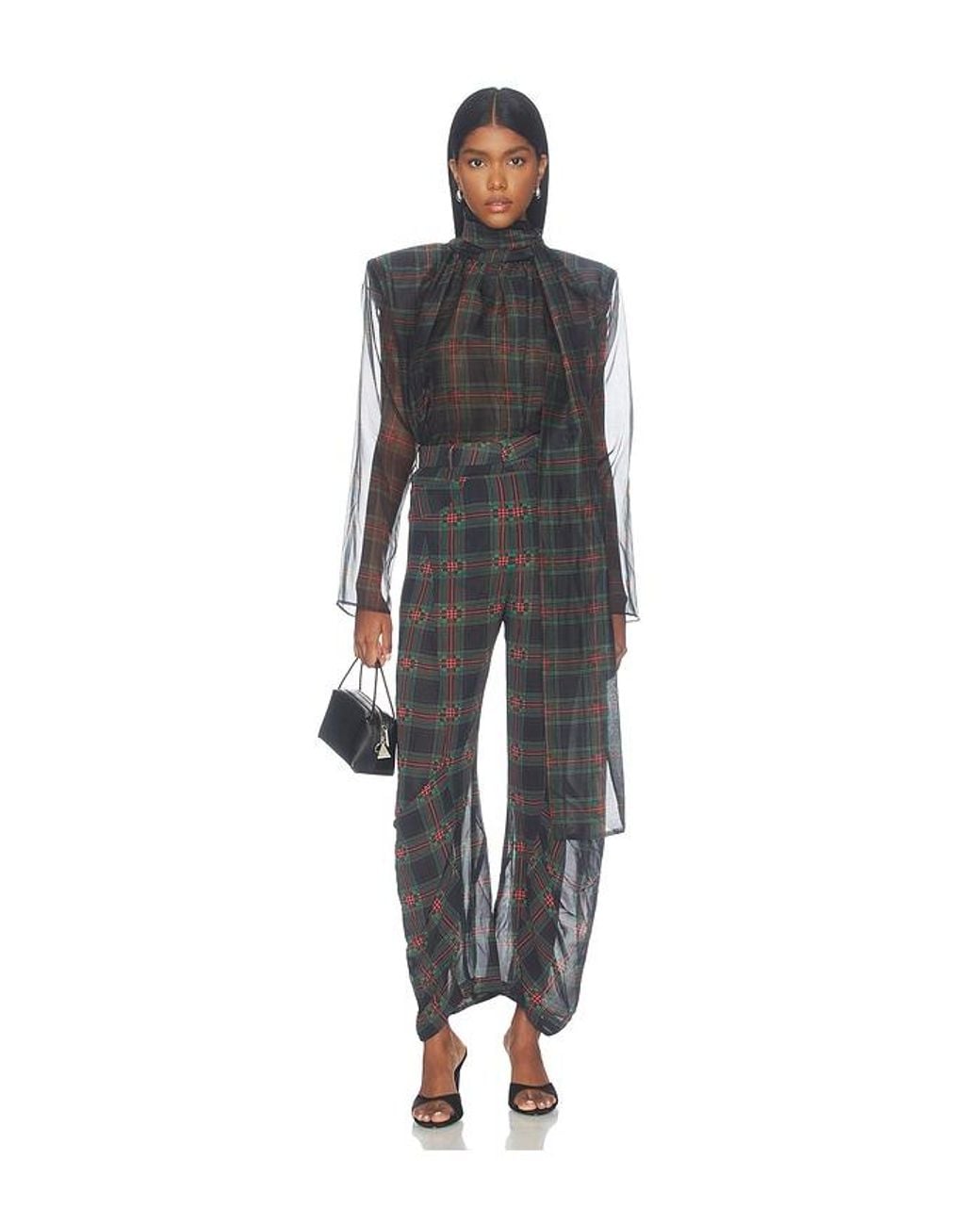 Bronx and Banco Black Organza Pant