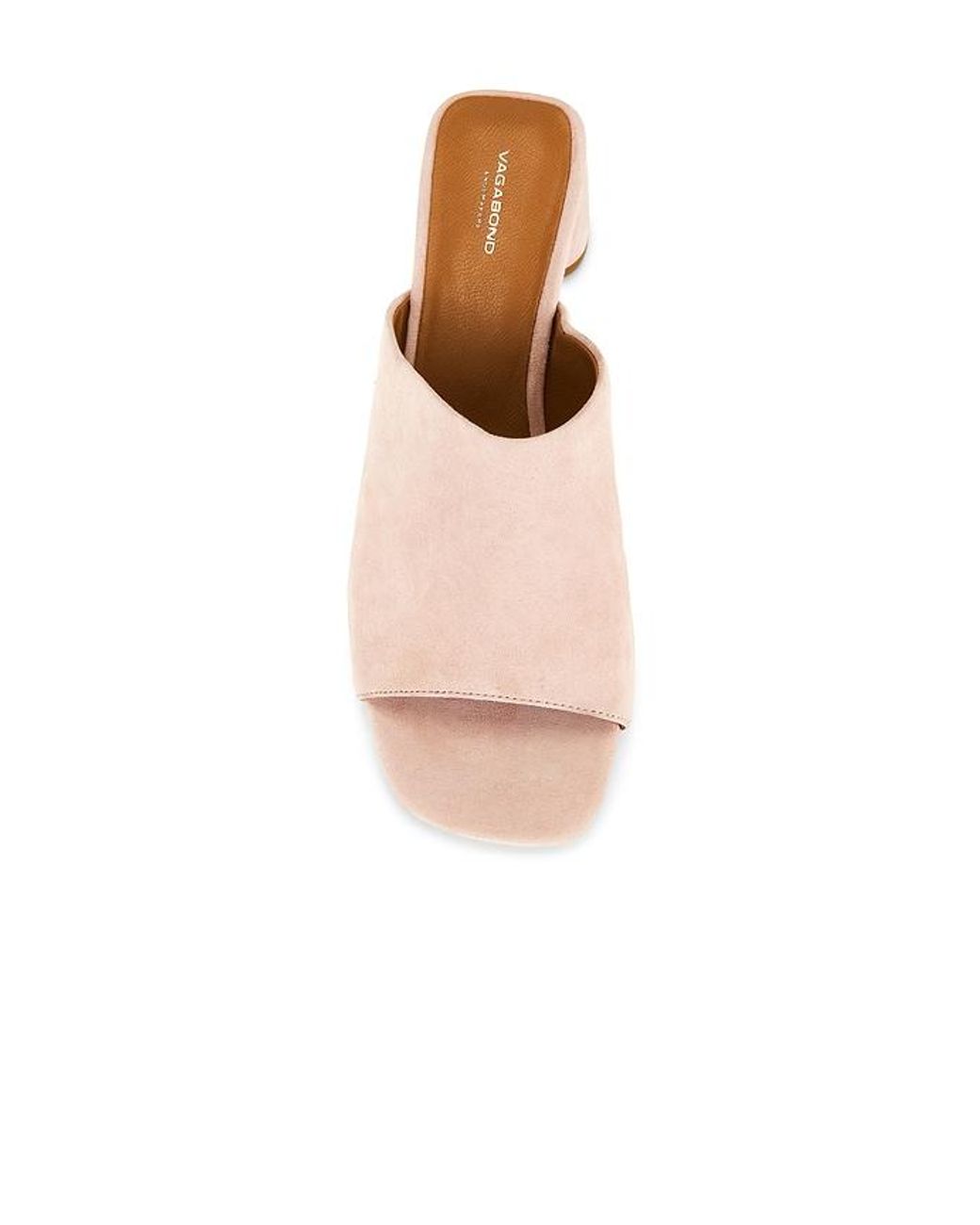 Vagabond Pink Piper Suede Sandal