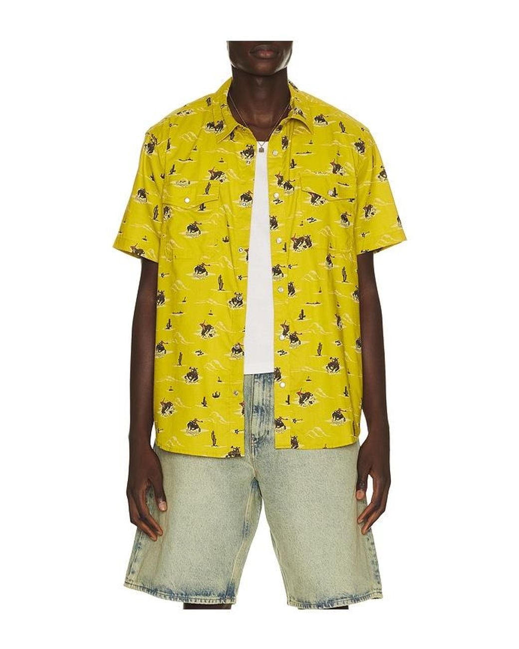 Brixton Hemd in Yellow für Herren