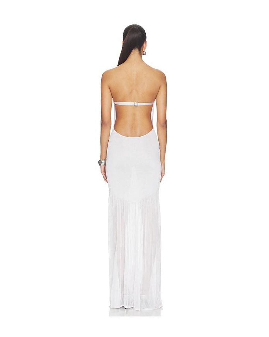 AYA MUSE White Davin Dress