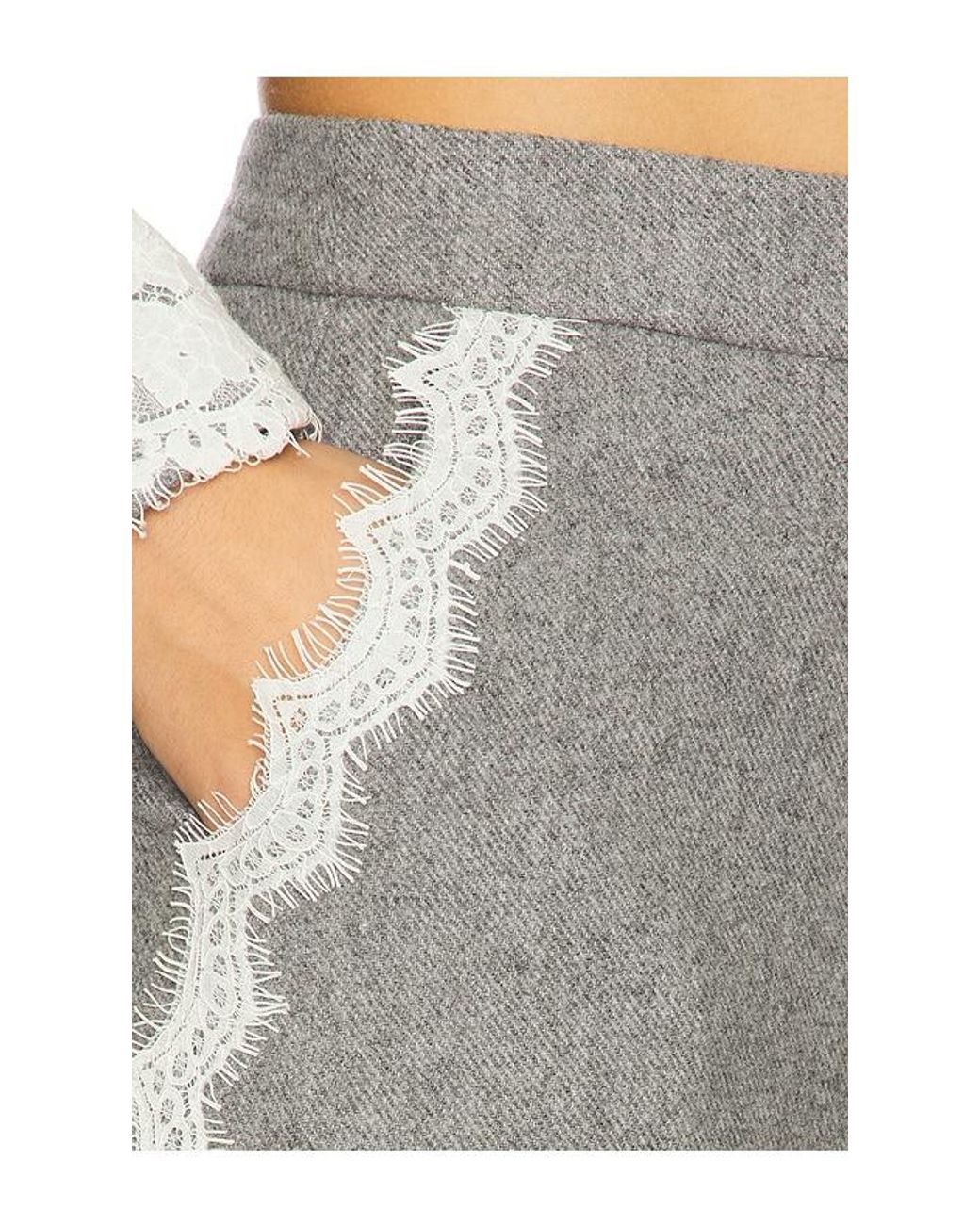 LoveShackFancy Gray Hose Oriaith