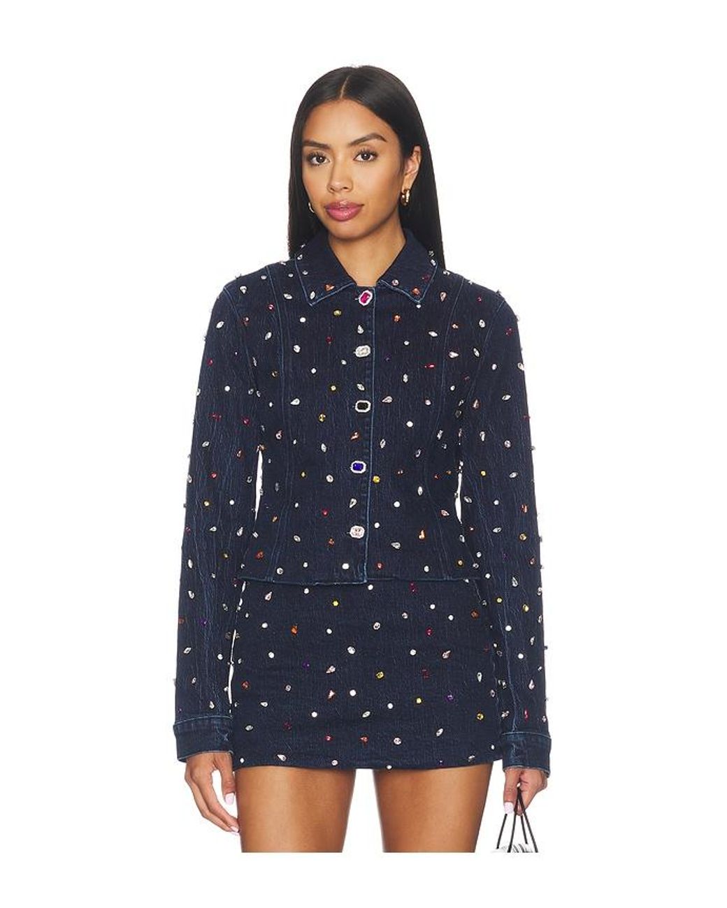 Show Me Your Mumu Blue Hollywood Jacket
