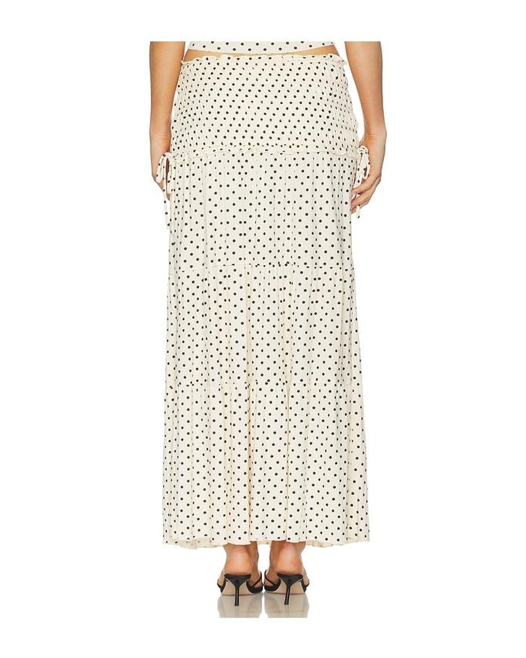 Tiger Mist White Denali Maxi Skirt