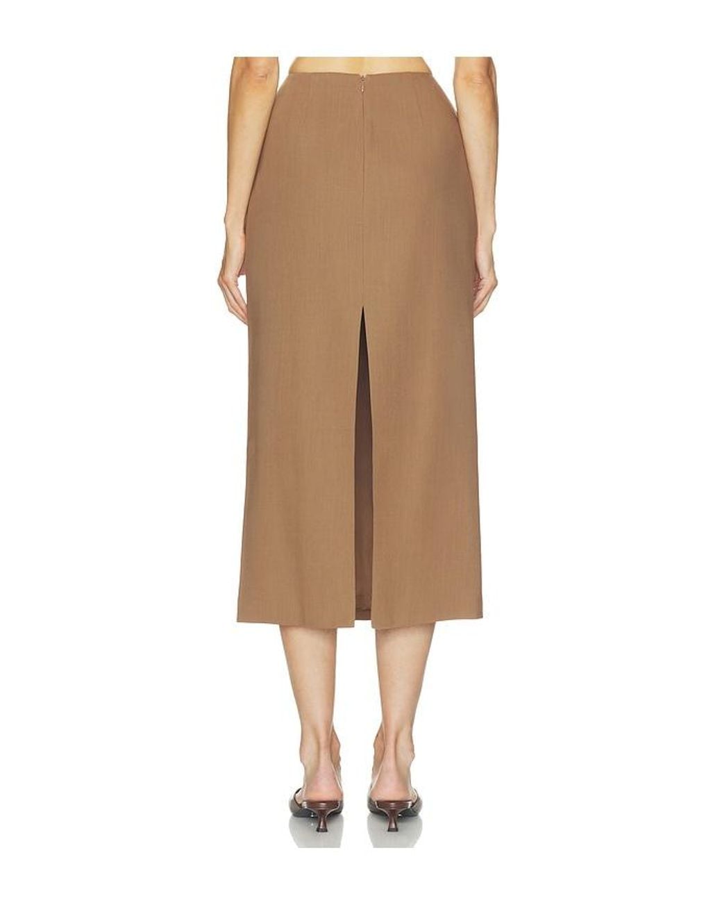 Helsa Multicolor Wool Blend Pencil Skirt