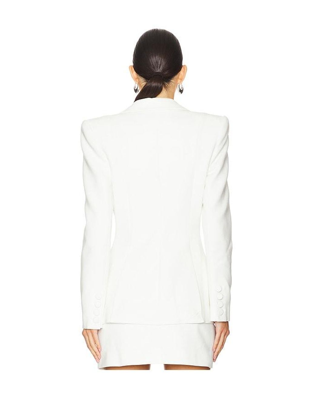 Sans Faff White Sloan Structured Blazer